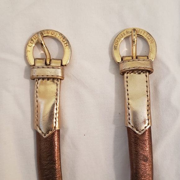 Louis Vuitton Bronze strappy sandals - Picture 6 of 15